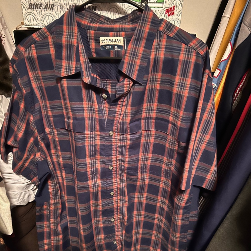 Magellan short sleeve button up